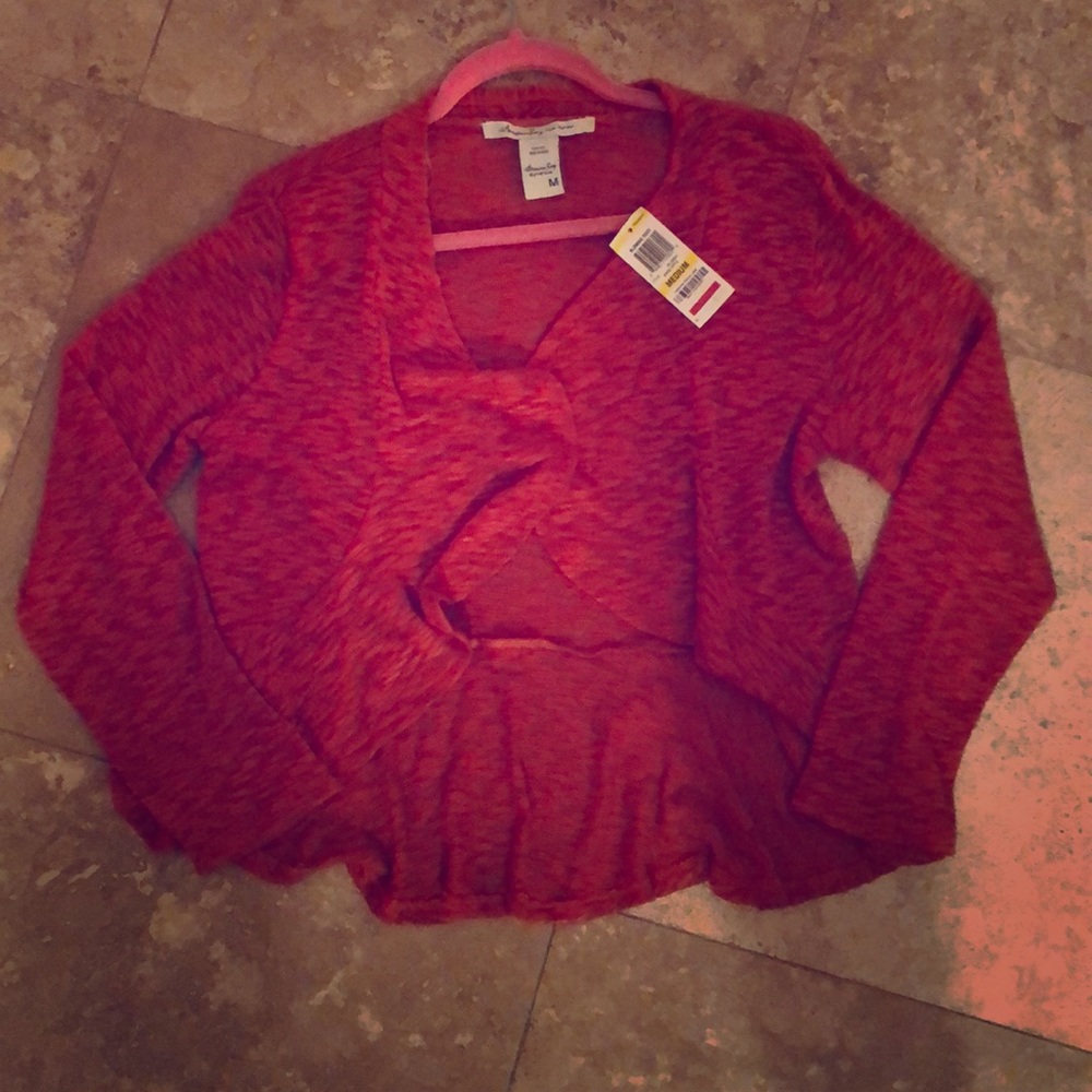 Burnt orange cardigan